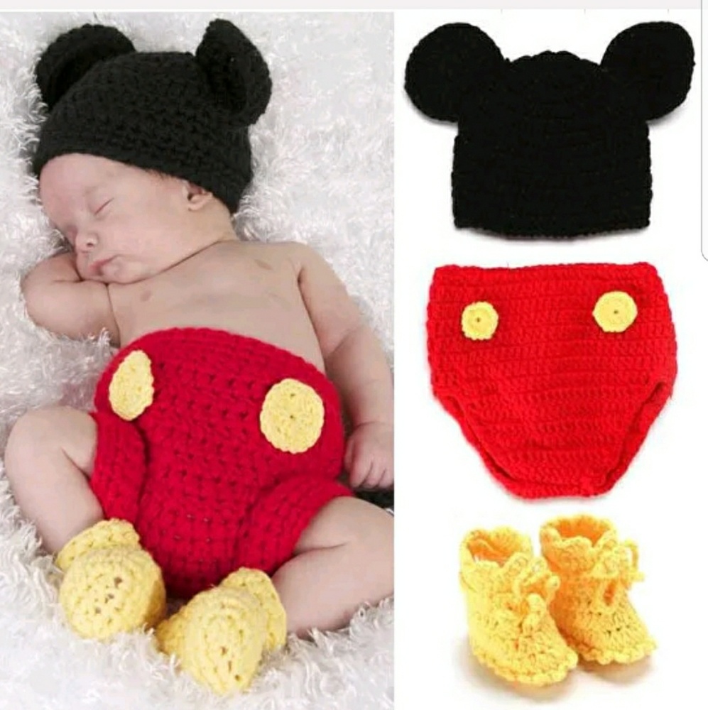 Newborn costume - Micky Mouse outfit